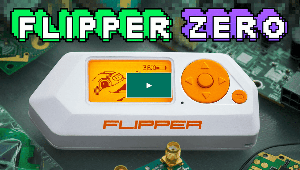 flipper zero hacking toy