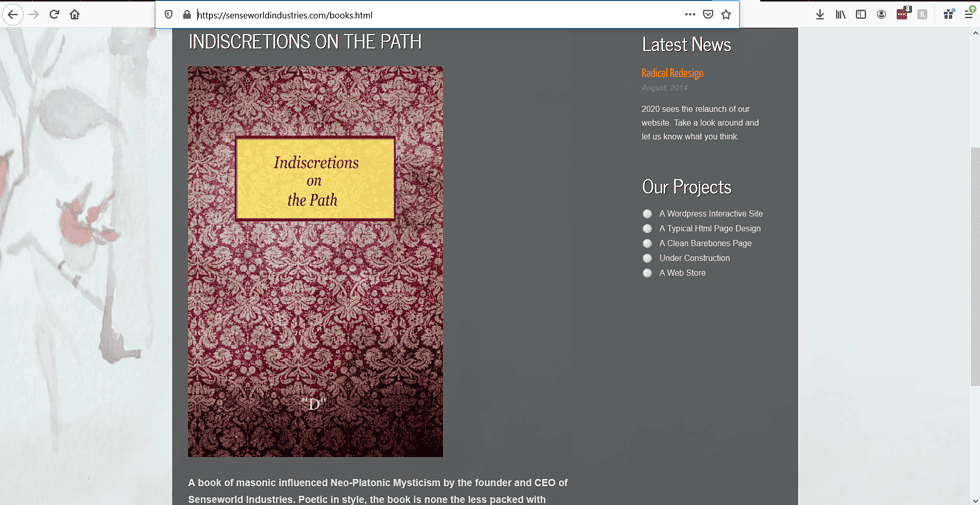 Indiscretions on the Path book