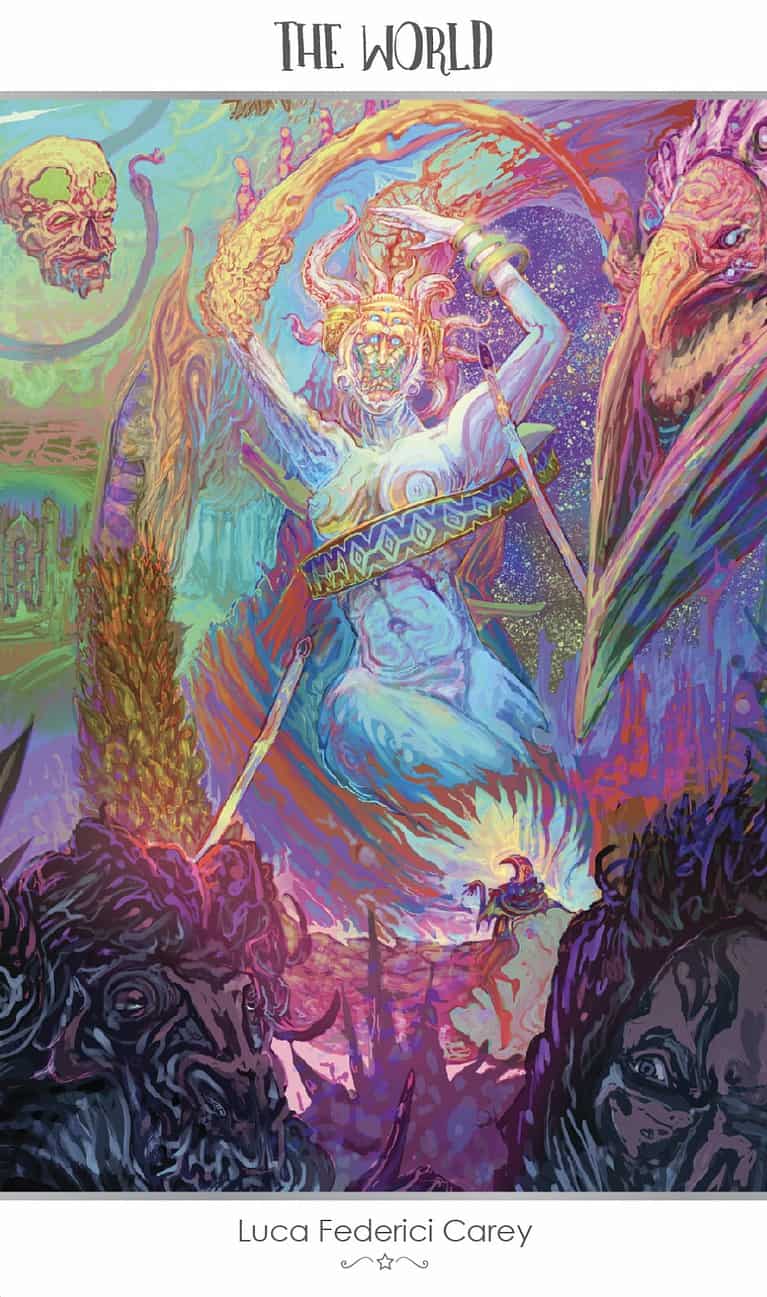 The World or Universe Tarot Card